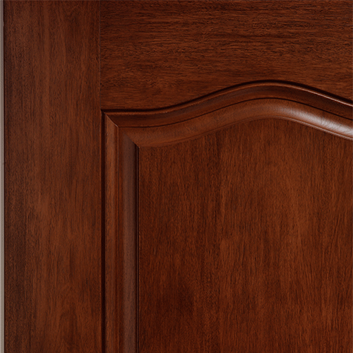 cherry mahogany door detail