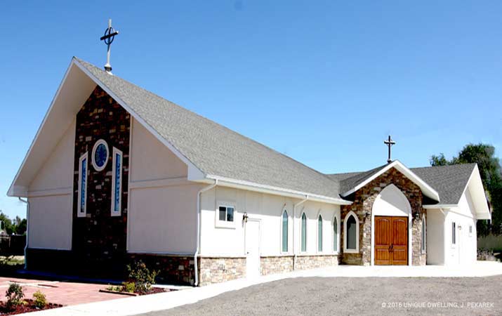 Trinity Lutheran Church | Kit Carson, CO | J. Pekarek, Building Designer