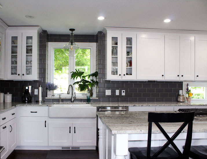 white kitchen rendering