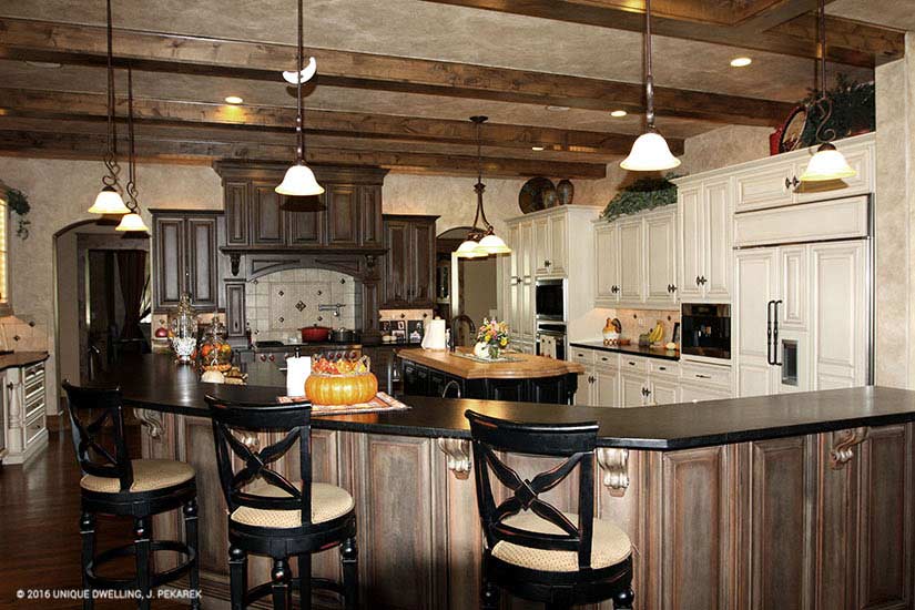 rustic French style kitchen