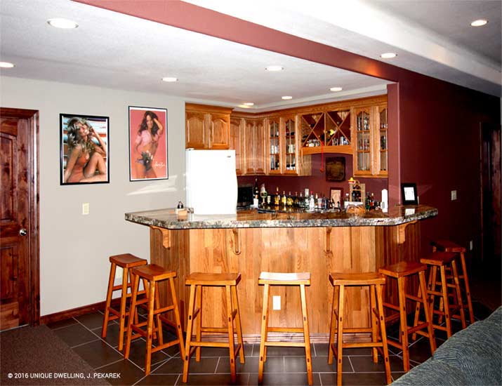 bachelor basement bar