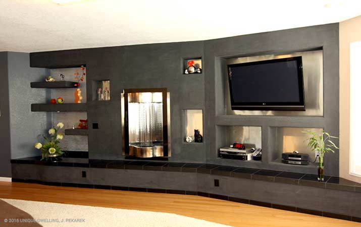 custom entertainment center