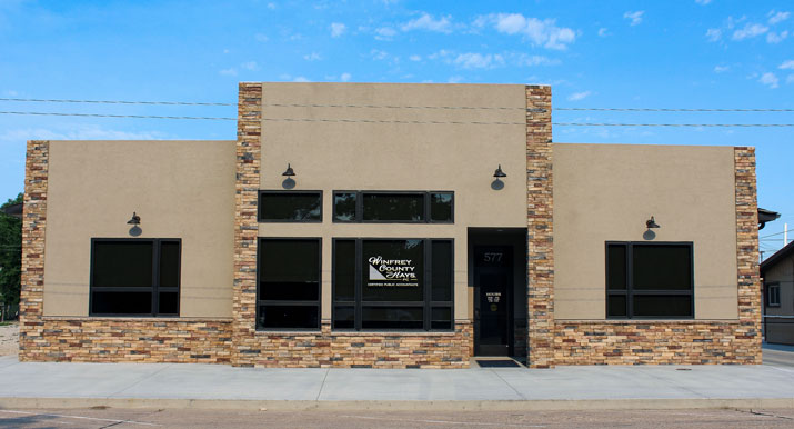 exterior office stucco stone facade