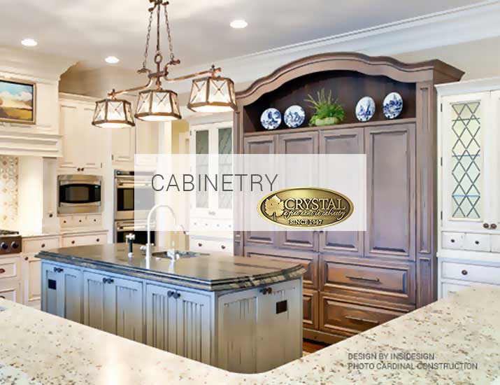 Crystal cabinets custom kitchen