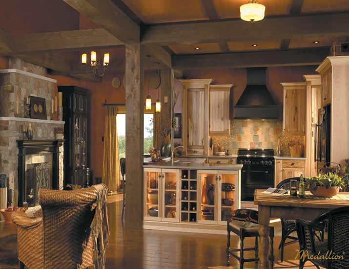 Medallion rustic kitchen