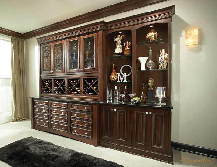 Medallion wine cabinets