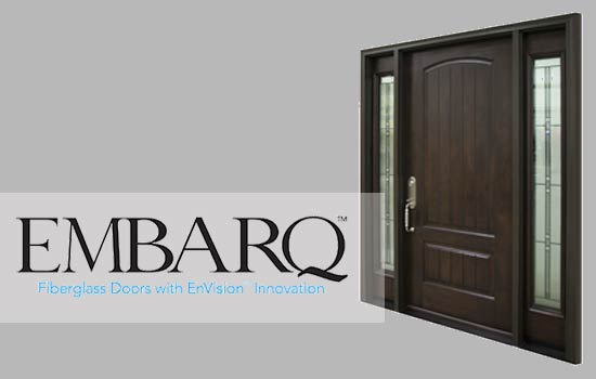 Embarq series fiberglass door ultra energy efficient