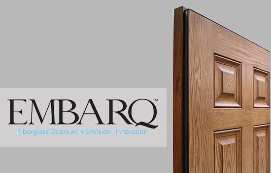 Embarq series fiberglass door ultra energy efficient